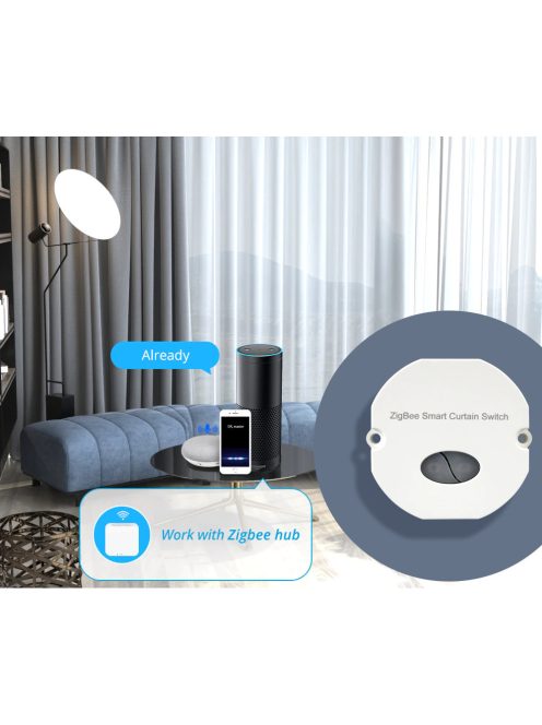 Tuya Zigbee Curtain Module Alexa Google Home Control Smart Life APP Control