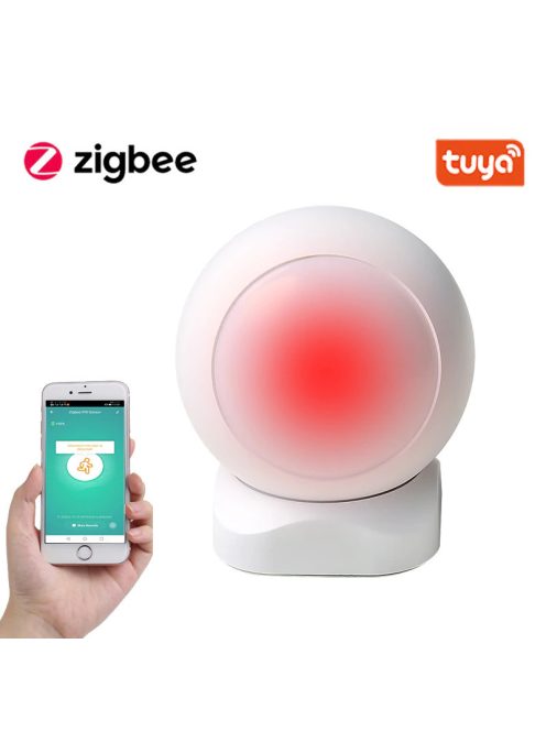 Tuya ZigBee Smart PIR Motion Sensor Built In Battery Passive Infrared Detector Security Burglar Alarm Sensor
