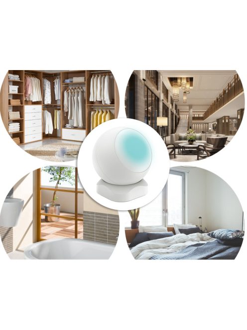 Tuya ZigBee Smart PIR Motion Sensor Built In Battery Passive Infrared Detector Security Burglar Alarm Sensor