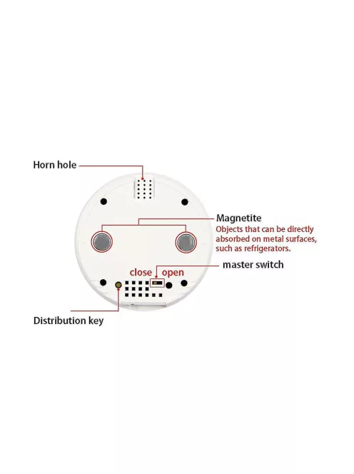 Tuya hőmérséklet  érzékelő szenzor Zigbee, külső szenzorral, intelligens digitális kijelzővel