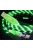 Flowing Light LED Magnetic Cable Micro USB Fast charging Green