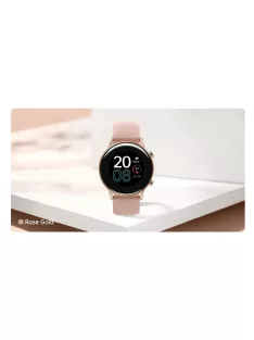   UMIDIGI URUN Smartwatch, Multisport, GPS, Health Monitoring, Rose Gold Silicone