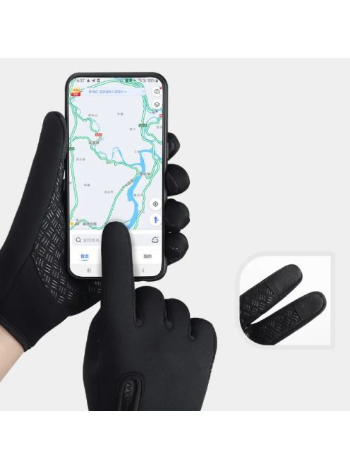 Unisex Touchscreen Winter Thermal Warm Full Finger Gloves For Cycling Bicycle
