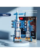 Launch Center Lunar Lander Model Building Blocks Spaceship Spaceport Figure Shuttle Rocket Bricks Construction toys