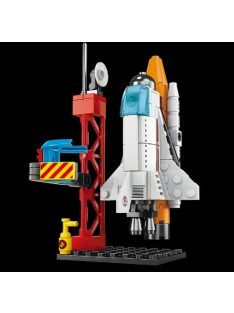   Launch Center Lunar Lander Model Building Blocks Spaceship Spaceport Figure Shuttle Rocket Bricks Construction toys 107pcs