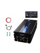 3000W UPS inverter pure sine from DC 12V to AC 220V WITH DISPLAY, uninterrupted