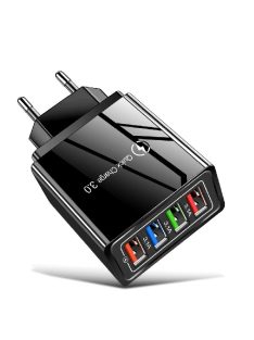 USB gyorstöltő QC 3.0 48W, 4 X USB kimenet