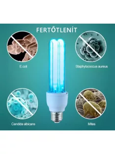 UVC izzó,  30W E27 quartz izzó fertőtlenítő izzó