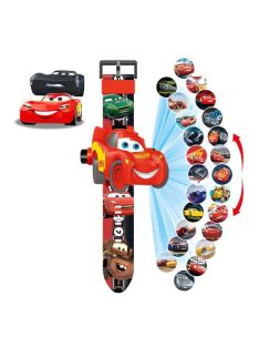   New Disyney Cars Story Projection Watch Lighting McQueen Action Figure
