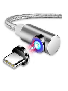 Magnetic USB C cable 90 Degree IN Color: silver
