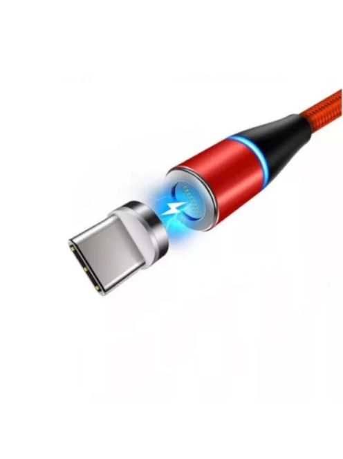 Removable head magnetic USB C cable IN Color: RED