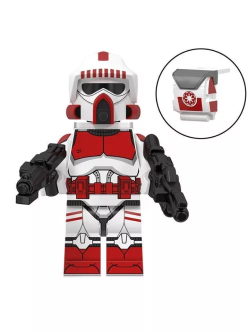 Klónkatonák - építőkocka figura - 8 db