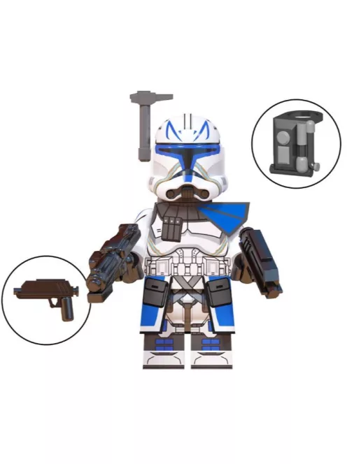 Captain Rex 501st Legion Clone Trooper - building block toy figure