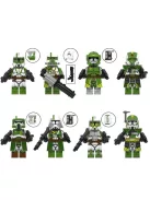 Doomsday Commander Soldier set - building block toy figure - 8 pack