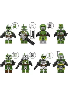   Doomsday Commander Soldier set - building block toy figure - 8 pack