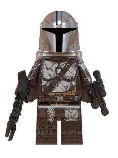 Mandalorian beskar- building block toy figure