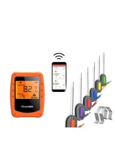   Wireless Meat Thermometer Bluetooth kitchen oven Grill Barbecue BBQ Food Cooking Thermometer with App 6 Probes