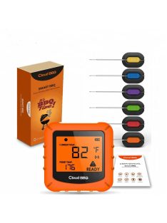   Wireless Meat Thermometer Bluetooth kitchen oven Grill Barbecue BBQ Food Cooking Thermometer with App 6 Probes