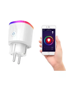 TUYA WIFI programozható okos konnektor, 16A
