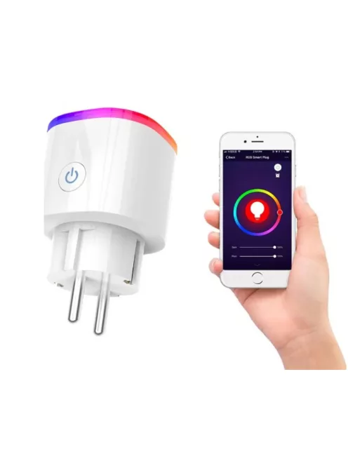 TUYA WIFI programozható okos konnektor, 16A