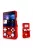 X36 Ultra retro kézi játékkonzol YouTube, TikTok – Android 10, WiFi, zene hallgatás, 4,2" IPS kijelző, 20 000+ játék - Átlátszó Piros