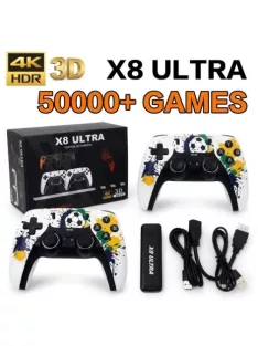 X8 ultra 4K retro game stick & kontroller