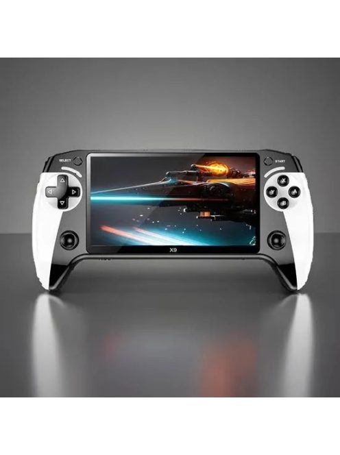 X9 kézi játékkonzol, retro konzol 5,5 inc képernyővel, 8000+ játékkal