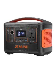   Töltőállomás, szolár generátor  500W / 1000W , 153600 mAh, 500 W-os hordozható erőmű