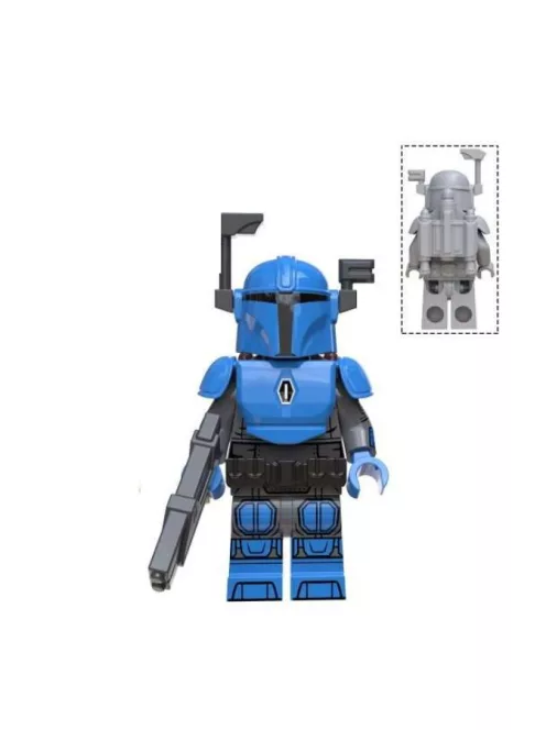 Mandalorian warrior - building block toy figure