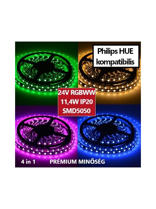 Philips Hue LED Strip compatible RGBWW LED Strip Light 5050 5 M 300 LED 24V