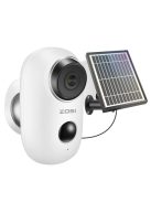ZOSI Rechargeable Battery Powered IP Camera Solar Power Charging 1080P HD Outdoor Wireless Security WiFi Camera