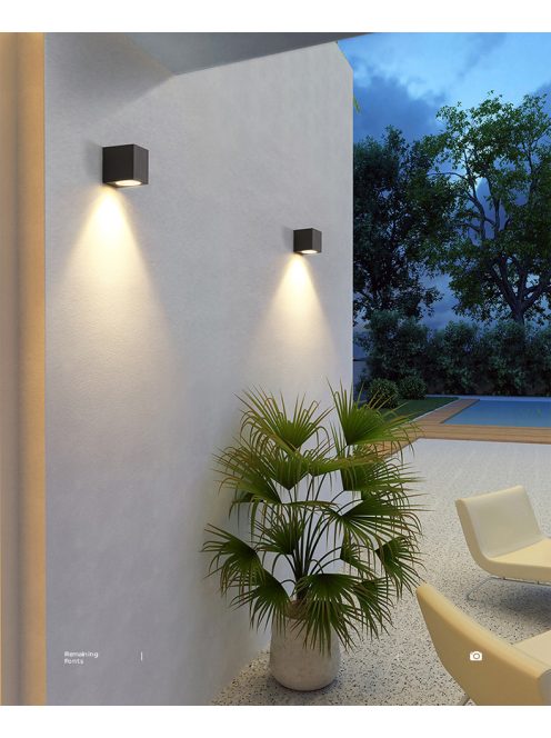 Kültéri fali lámpa Philips Hue kompatibilis, színes GU10