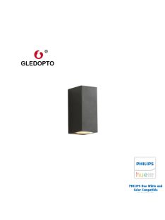   Kültéri fali lámpa Philips Hue kompatibilis színes dupla fényű GU10