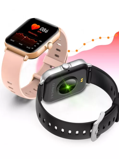 Smart Watch for Man Full Touch Screen Black Mesh