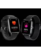 Smart Watch for Man Full Touch Screen Black Mesh