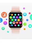 Smart Watch for Man Full Touch Screen Black Mesh