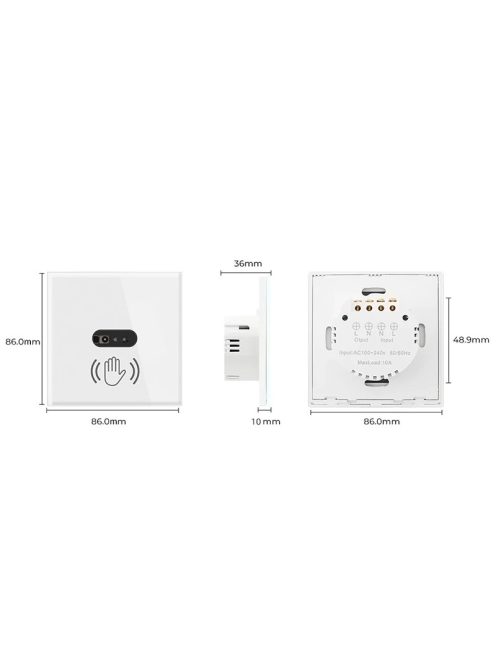 Infrared Switch, Non contact wall switch, Infra wall switch