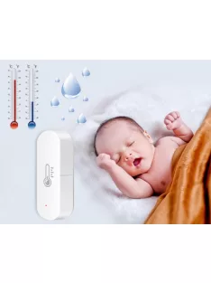 Tuya Zigbee hőmérséklet és páratartalom érzékelő