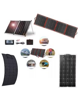 Flexible solar panel, portable solar panel