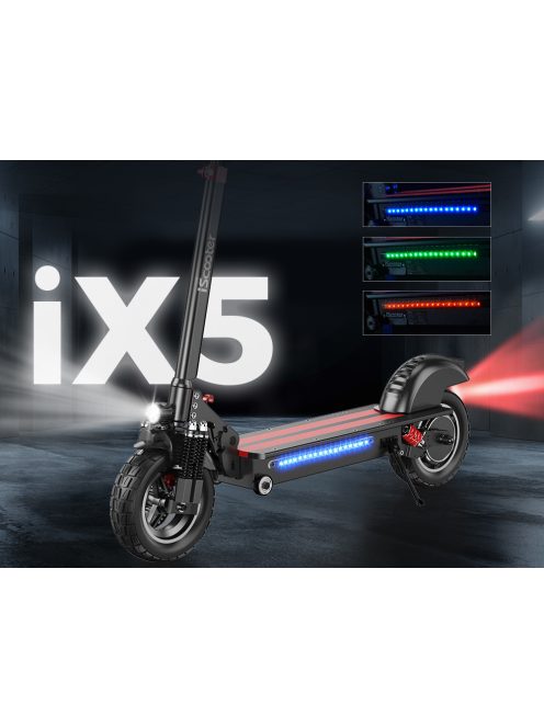 iScooter iX5 Electric Scooter with Seat 15Ah 1000W Scooter 10inch Anti-skid Off Road Pneumatic Tire Kick Scooter 45KM/H eScooter