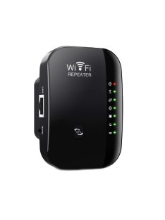   Vezeték nélküli hálózati jelerősítő + LAN csatlakozó, 300 Mbps